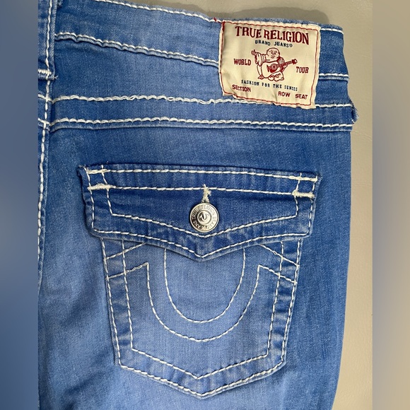 NWT - True Religion Women’s Jennie Curvy Mid Rise Super Skinny Jeans - Size 30 - Picture 9 of 11